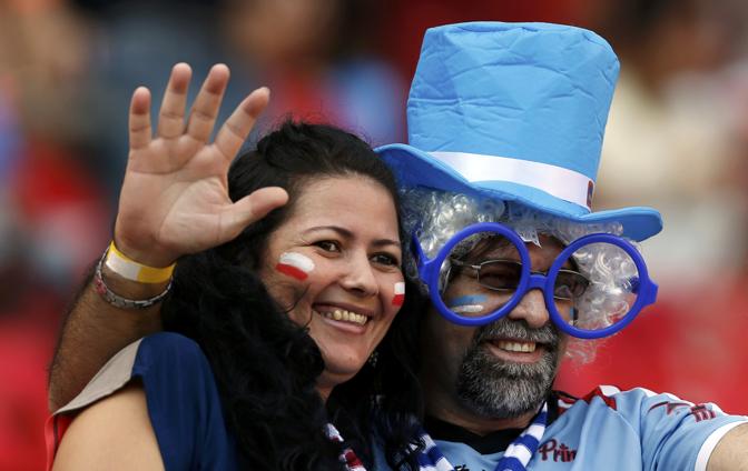 Supporter uruguaiani. Reuters